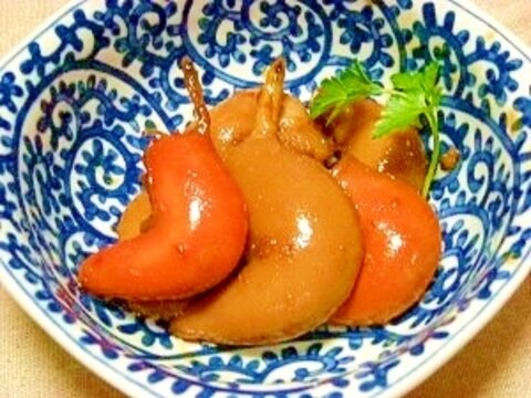 ホタテ卵の照り煮